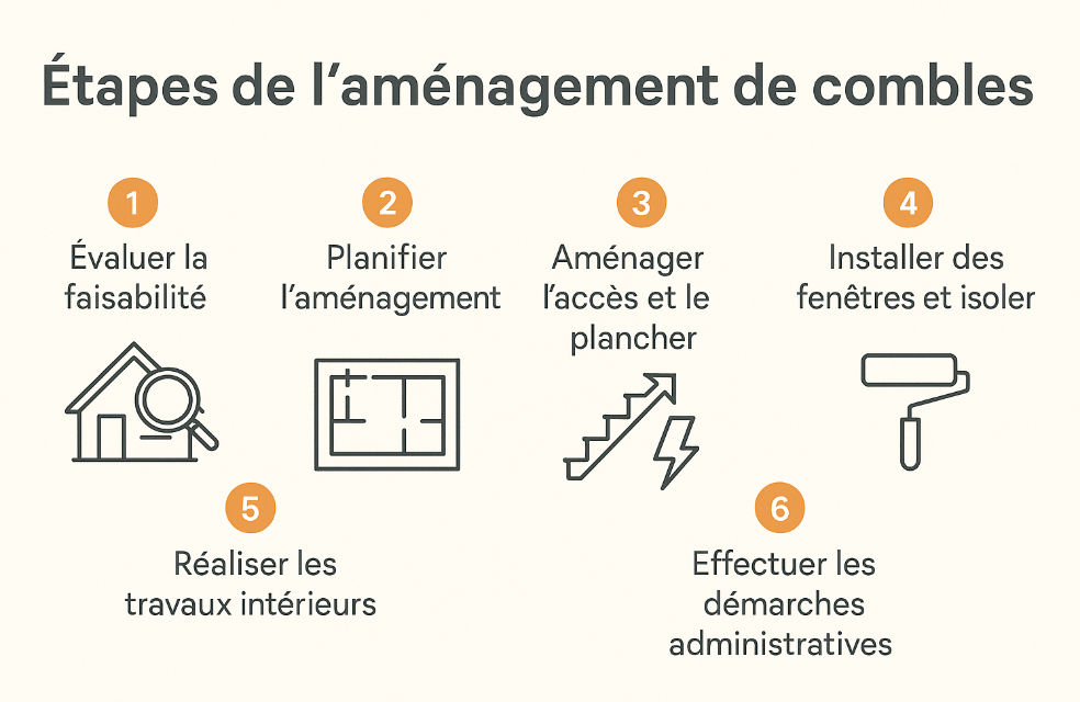 Etpae aménagement des combles perdus