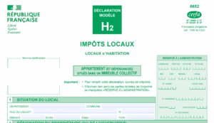 Impôt formulaire H2