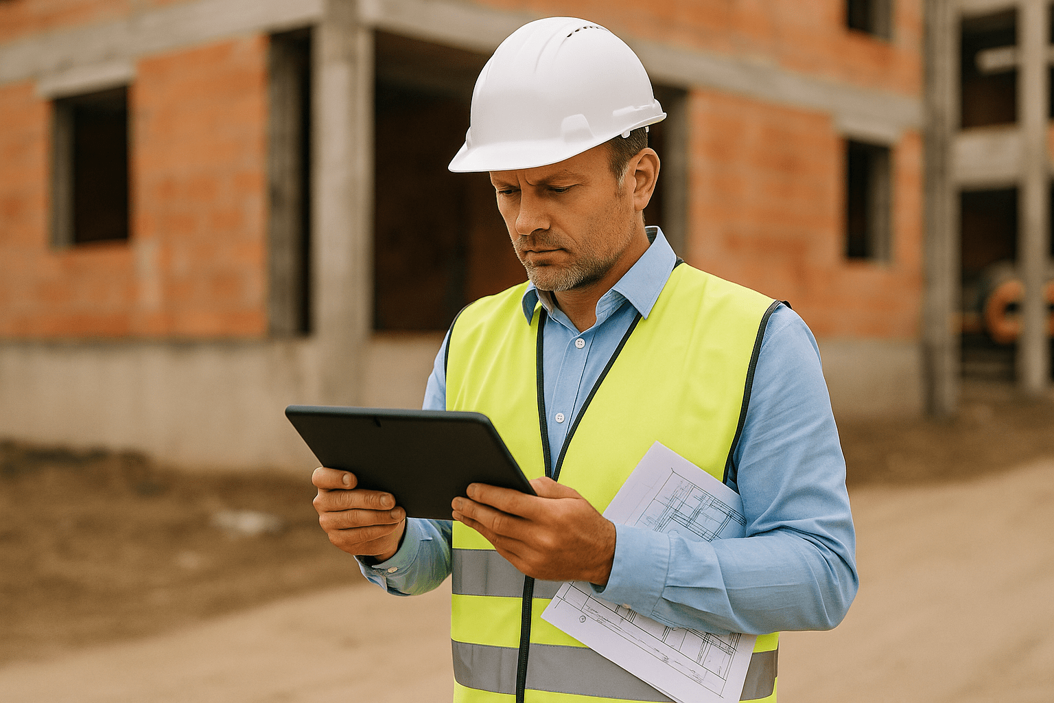 Bureau d’étude thermique intervenant sur un chantier de construction neuve