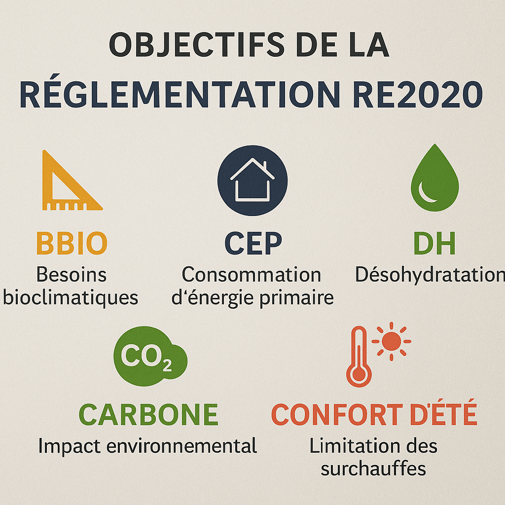 Exigences de la réglementation RE2020 pour les études thermiques